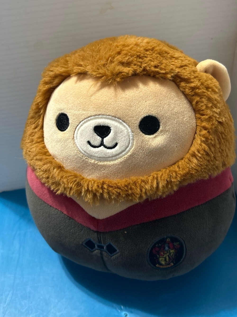 Plush Lion Stuffed Animal Toy - Brown, Cream & Pink